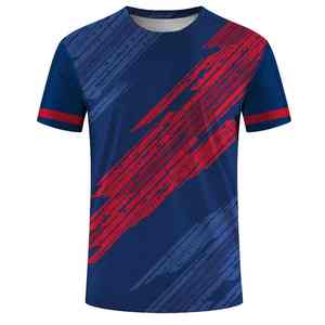 Camiseta de poliéster 100% sublimada para hombre, de corte holgado, cuello redondo, técnica de impresión, estilo liso, de moda. - Product Image 6