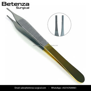 Pinzas Quirúrgicas de Acero Inoxidable, Pinzas de Tejido Dentadas Adson de Micro Titanio Premium - Product Image 6