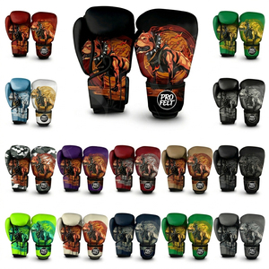Guantes de Boxeo Acolchados de Alta Calidad, Guantes de Entrenamiento de MMA, Guantes de Sparring, Guantes de Kickboxing, Equipo de Lucha Profesional, Guantes Duraderos OEM - Product Image 1