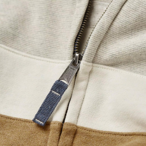 Ensemble de survêtement d'hiver pour homme, 100% coton, sans doublure, avec fermeture éclair et boutons, comprenant un sweat à capuche moelleux et un pantalon en maille douce, qualité OEM supérieure - Product Image 3