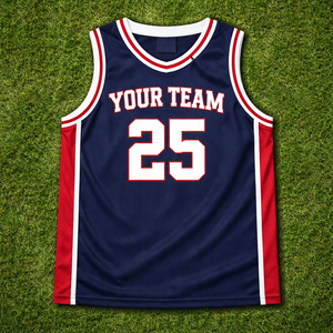 Camiseta de Baloncesto Personalizada para Equipos y Ligas, de Secado Rápido, Transpirable, 100% Poliéster, con Nombre y Número del Jugador Bordados - Product Image 4