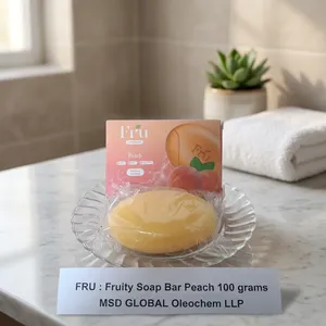 สบู่ก้อนฟรุ๊ตตี้ พีช 100 กรัม บำรุงผิวชุ่มชื้นสำหรับทุกสภาพผิว - Product Image 2
