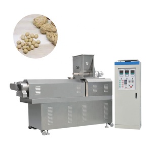 Nhà sản xuất máy sản xuất protein đậu nành tự động dây chuyền sản xuất thực phẩm protein đậu nành máy sản xuất thịt nhân tạo tvp/protein đậu nành - Product Image 1