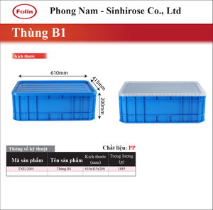 Heavy Duty <b>Plastic</b> Storage Bin Industrial Warehouse Container Manufacturer - Product Image 4