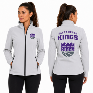 Nueva Chaqueta de Invierno para Mujer, Cortavientos, Tejida, Tipo Polo, para Uso en Exteriores - Softshell 2026 con Nuevo Diseño de Baloncesto - Product Image 3