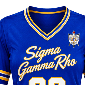 Camiseta de Fútbol Femenina Sigma Gamma Rho, Personalizada con Letras Griegas, Uniforme Deportivo Ligero y Transpirable para Entrenamiento - Product Image 3