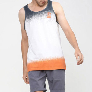 เสื้อกล้ามออกกำลังกายผู้ชายสั่งทำพิเศษ-ผ้าฝ้ายถัก 100% สวมใส่สบาย ระบายอากาศได้ดี แห้งเร็ว เป็นมิตรกับสิ่งแวดล้อม เหมาะสำหรับใส่ในยิม - Product Image 5
