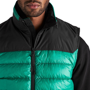 Customized Men Down padded Puffer Vest <b>Winter</b> Warm Waterproof <b>Quilted</b> nylon Waistcoat vest Jacket Sleeveless Gilet - Product Image 4