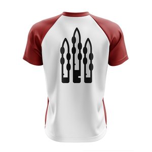 Factory Men Summer V Neck T <b>Shirt</b> Men Custom Cotton Blank <b>Plain</b> <b>White</b> Cropped Boxy T <b>Shirt</b> - Product Image 2