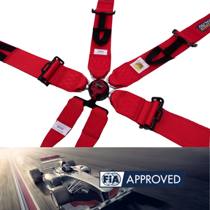 Cinturón de Seguridad FIA de 6 Puntos, Arnés de Poliéster con Costuras Reforzadas para Fabricantes OEM/ODM, Venta al Por Mayor - Product Image 5