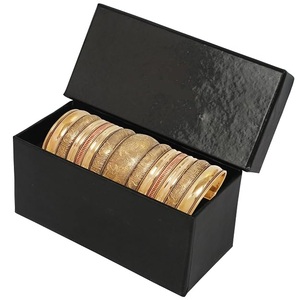 Royal Egyptian <b>Engraved</b> Arm Cuff Artisanal Patterned Multi-Band Mixed Metal Copper Open <b>Bangle</b> Jewelry - Product Image 3