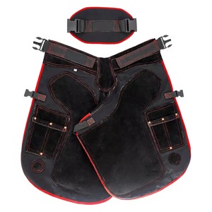 Protège-jambes de fermeur en cuir véritable de qualité supérieure, réglables, pour le sablage des sabots, équipement de sécurité professionnel pour fermeurs - Product Image 4
