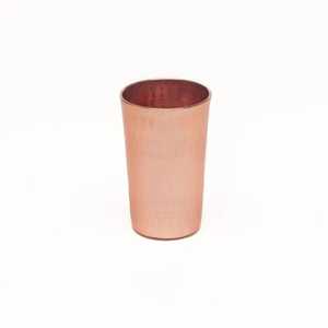 Ensemble de deux gobelets à eau en verre de grande capacité, portables, écologiques, en cuivre pur martelé, faits à la main - Product Image 4