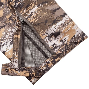 Trending 2026 High Quality Brown Polyester Hunting Suit Waterproof and Breathable Jacket with Pant <b>Shooting</b> Clothing Wholesale - Product Image 6