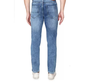 Jeans en denim décontractés pour hommes, coupe droite, pantalon en coton, streetwear, mode, confortable, à porter tous les jours, pantalon pour l'été - Product Image 2