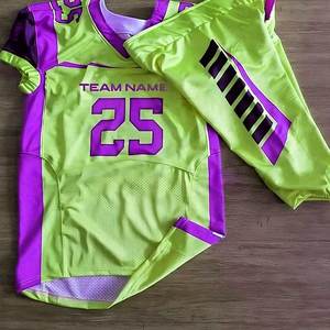 Uniformes de football américain pour équipes professionnelles avec tissu respirant, ensembles de maillots d'entraînement de football américain réversibles - Product Image 1