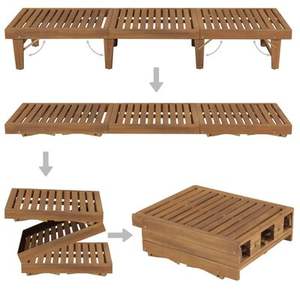 Tumbona de Madera de Teca Personalizada para Exteriores, Hoteles, Resorts y Piscinas, Fabricante OEM, Proveedor Mayorista de Indonesia - Product Image 4