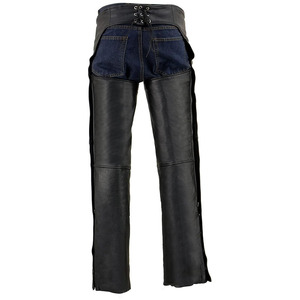 Pantalones de Cuero para Motociclistas Samroz Sports para Hombre - Diseño Personalizable con Logotipo, para Todas las Estaciones, Color Negro, Bolsillos con Cierre, Forro Térmico - Product Image 5