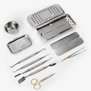 Kit Quirúrgico de Grado Quirúrgico de 12 Piezas, Acero Inoxidable Alemán, Tijeras, Pinzas, Desincrustadores, Fórceps, Kit Quirúrgico con Empuñadura - Product Image 6