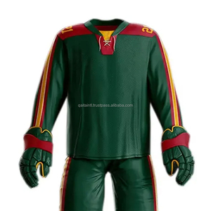 Jersey de Hockey sobre Hielo Sublimado Personalizado - Uniforme de Alta Calidad 100% Poliéster Ecológico de Secado Rápido, Transpirable y Cómodo - Product Image 4