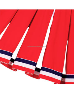 Uniformes de porristas de poliéster estampado con diseño de transferencia térmica, uniforme de porristas con diseño personalizado - Product Image 5