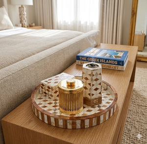 Juego de quemador de incienso con Incrustaciones de nácar antiguo al mejor precio, juego de regalo de Mubkara indio, Material de madera con aroma a té y Océano - Product Image 1