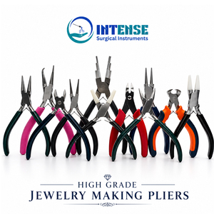 11PCS Jewelry Making <b>Pliers</b> <b>Set</b> Stainless Steel Beading Tools with Round Tip and Mini <b>Pliers</b> for Craft Work - Product Image 1