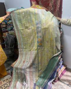 Traditional Cotton Kantha <b>Quilt</b> Vintage Kantha Blanket <b>Handmade</b> Wholesale Vintage Lot Queen king Wholesale - Product Image 6