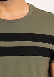 เสื้อยืดผู้ชายไซส์ใหญ่ ผ้าฝ้ายแท้ 100% แบบเรียบ พิมพ์ลายกราฟิกได้ พร้อมโลโก้สั่งทำพิเศษ - Product Image 2