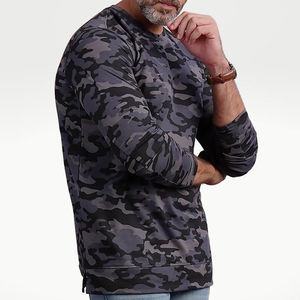 Sweat-shirts pour hommes personnalisés avec impression par sublimation camouflage, haute performance, choix populaire des clients, pull - Product Image 5