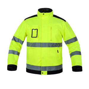 High Visibility <b>Waterproof</b> Breathable Windproof Needle Detection Customizable Safety Unisex <b>Work</b> Coverall - Product Image 2