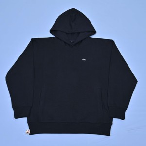 เสื้อฮู้ดสตรีทแวร์สีดำสำหรับผู้หญิง ผ้าฝ้ายถัก 100% ปักโลโก้ สวมใส่สบายๆ ในฤดูใบไม้ร่วง ระบายอากาศได้ดี - Product Image 6