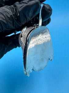 จี้หน้ากากนักล่าประดับเพชรโมอิสซาไนต์ทรงกลมแบบ Iced Out สำหรับงานปาร์ตี้ แร็ปเปอร์ ฮิปฮอป พร้อมจี้เงินแท้ 925 และชาร์ม - Product Image 4