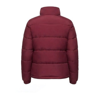 Chaqueta Acolchada Cálida para Mujer, Chaqueta Casual de Invierno con Forro Suave, Cierre Frontal Completo, Cuello Alto y Estilo Cómodo para Exteriores - Product Image 6