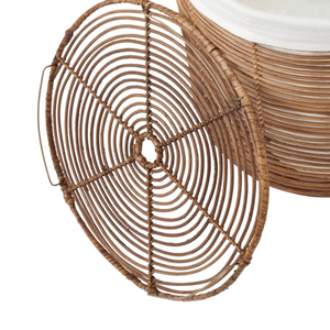Cesto de Ropa de Bambú y Ratán de Diseño Rústico de Buena Calidad, Organizador de Almacenamiento Ecológico Tejido a Mano, Marca Viettrustic - Product Image 4