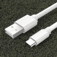Câble de charge USB-A vers Type-C QC3.0 à charge rapide 3A en PVC 1,2 m
