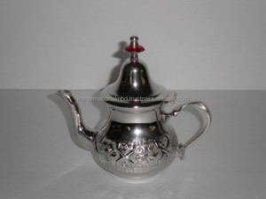 Cafetière à eau arabe marocaine, ensemble de tasses en or, service à thé arabe turc, verre isolé doré, cadeau de luxe - Product Image 5