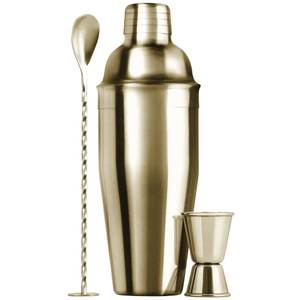 Shaker élégant pour mélanger les boissons avec corps en métal durable, passoire intégrée, finition polie, pour bars à domicile, cafés, salons, hôtellerie - Product Image 5