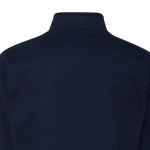 Sudadera Azul Marino para Hombre en Tela de Algodón con Forro Polar, Cuello y Mangas Personalizados con Cuello Alto 1/4, Modelo AI-SS-015 - Product Image 6