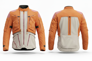 Customized Genuine Leather Motorcycle Jacket with Zipper Pockets Stylish Riders Waterproof Windproof Durable Biker Moto Jackets - Product Image 4