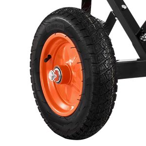Carrello per Rimorchio Resistente in Acciaio al Carbonio da 450 kg con Sfera da 2 Pollici e Pneumatici da 14 Pollici, Attrezzatura per Movimentazione Materiali - Product Image 5