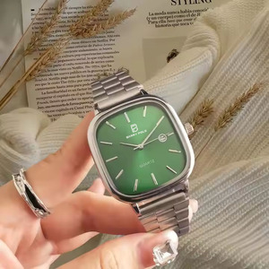 <span class=keywords><strong>Orologio</strong></span> da <span class=keywords><strong>Donna</strong></span> BARRY <span class=keywords><strong>POLO</strong></span> Quadrato, Elegante e Impermeabile, con Quadrante a Lancette da 20mm in Lega, Movimento al Quarzo - Product Image 2