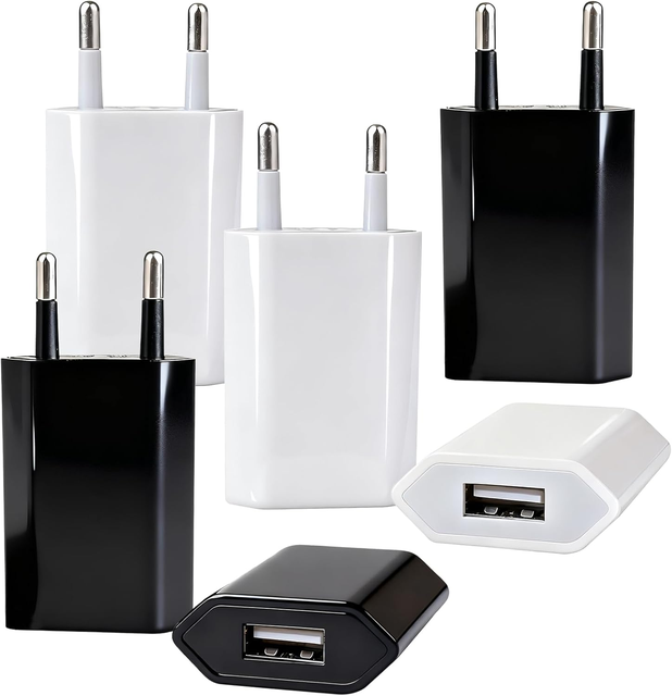 5W Slim USB Wall Charger 5V1A for Mobile Phone Tablet & Smartwatch