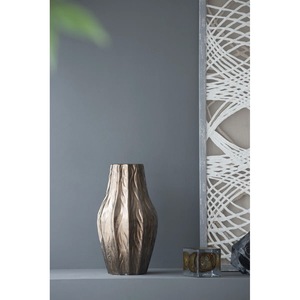 Jarrón Decorativo Minimalista de Metal para Decoración de Interiores, Florero Contemporáneo para Escritorio de Oficina - Product Image 1