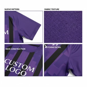 เสื้อรัดรูปป้องกันรังสียูวี สำหรับผู้ชาย ผลิตจากผ้าสแปนเด็กซ์/ไนลอน พิมพ์ลายด้วยเทคนิคการถ่ายเทความร้อน ป้องกันแบคทีเรีย คุณภาพดีเยี่ยม ยืดหยุ่นสูง แห้งเร็ว - Product Image 6