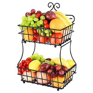 Corbeille à fruits en fil de fer faite à la main du fabricant Nouveau design Ustensiles de cuisine Usage quotidien Corbeille à fruits décorative en métal saine - Product Image 1