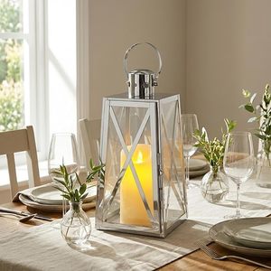 Best Selling Antique Style Metal <b>Lantern</b> For Home Decoration With Glass Cover And Hanging Handle <b>Candle</b> <b>Holder</b> - Product Image 1