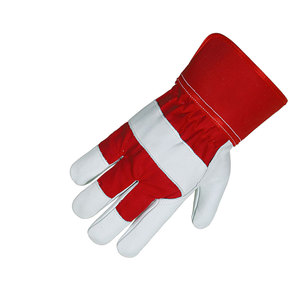 Custom Logo Printed Leather Welding Work <b>Gloves</b> Industrial Construction Heat Protection Safety Welder Working <b>Gloves</b> - Product Image 2