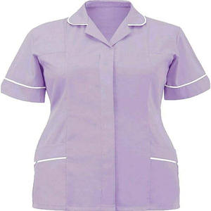 Conjuntos de Uniformes Médicos Unisex de Manga Corta, Tejido de Poliéster/Algodón, para Uso Hospitalario - Product Image 3