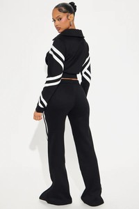 Custom Waterproof Hooded Reflective <b>Windbreaker</b> Tracksuit Set Women's <b>Black</b> Sportswear Lightweight Running Fitness Activewear - Product Image 2